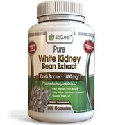BioGanix Best Carb and Fat Blocker Supplement For Weight Loss, 1800 Mg, 200 Capsules