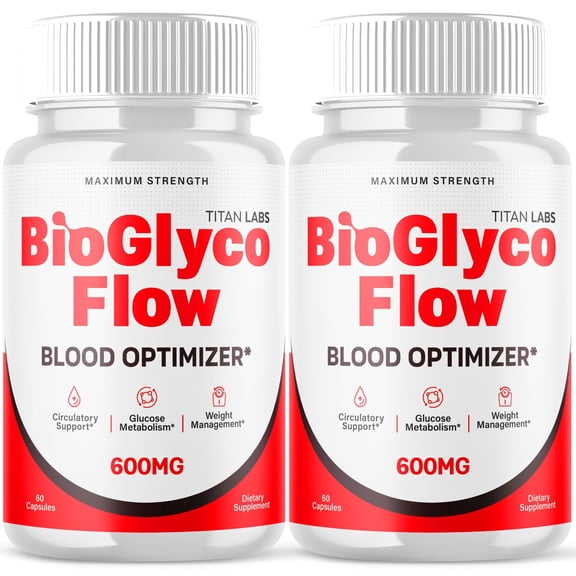 BioGlyco Flow Advanced Formula Blood Support for Health and Wellness Bio Glyco Flow 120 Capsules