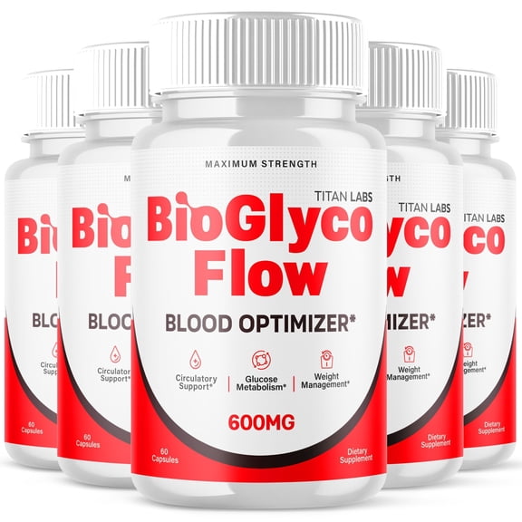 BioGlyco Flow Advanced Formula Blood Support for Health and Wellness Bio Glyco Flow 300 Capsules