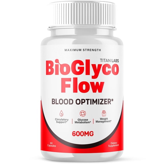 BioGlyco Flow Advanced Formula Blood Support for Health and Wellness Bio Glyco Flow 60 Capsules