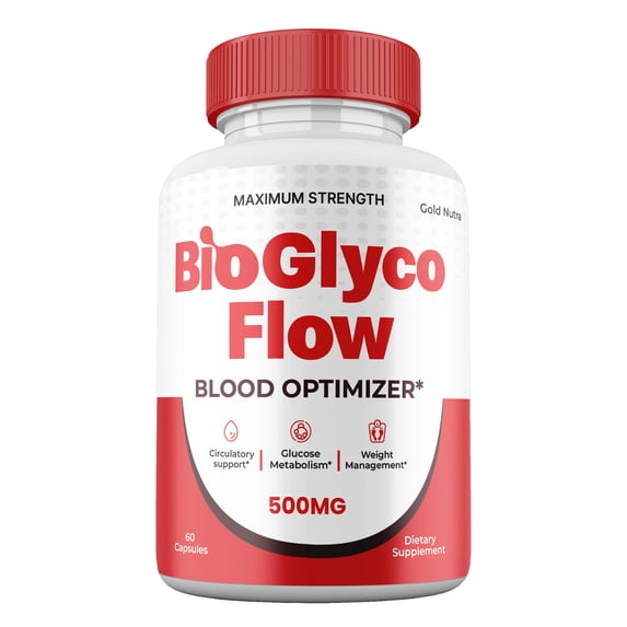 BioGlyco Flow Capsules, Bio Glyco Flow Pills Glycogen Support Supplement Maximum Strength All Natural, 30 Day Supply (1 Pack)