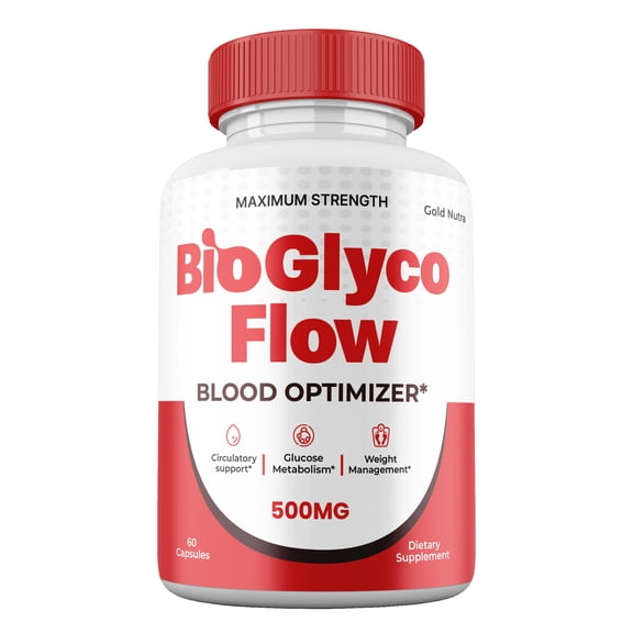 BioGlyco Flow Capsules, Bio Glyco Flow Pills Glycogen Support Supplement Maximum Strength All Natural, 30 Day Supply (1 Pack)