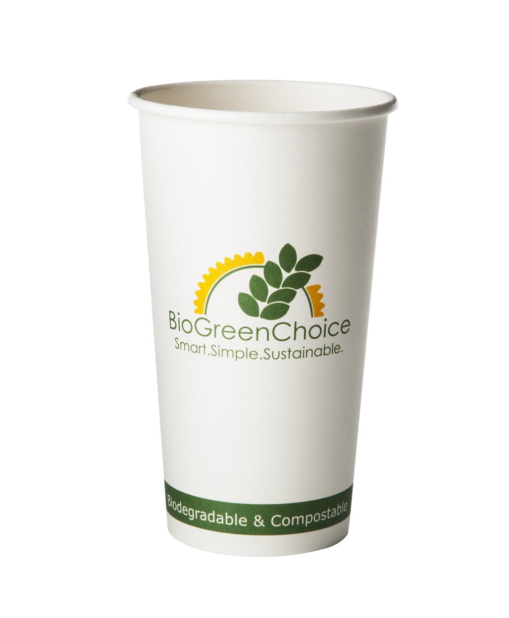 BioGreenChoice 20 oz. Eco-Friendly Hot Paper Cups with Bio Lining ...