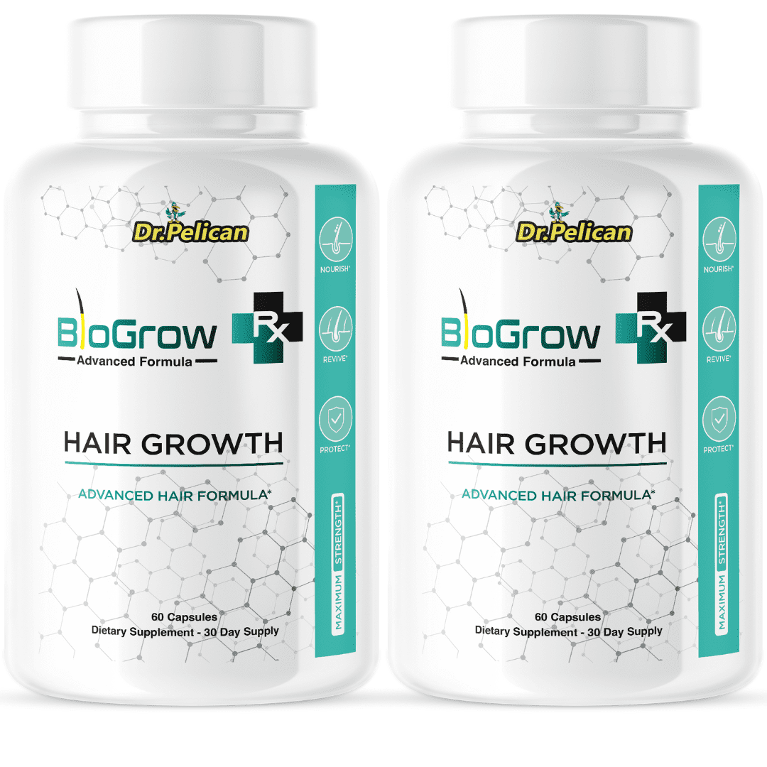 BioGrow- Hair Growth Support- 2 Bottles- 120 Capsules