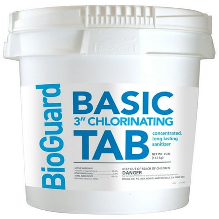 BioGuard Basic Sanitizing Chlorine Pool Chemicals, 25 lbs