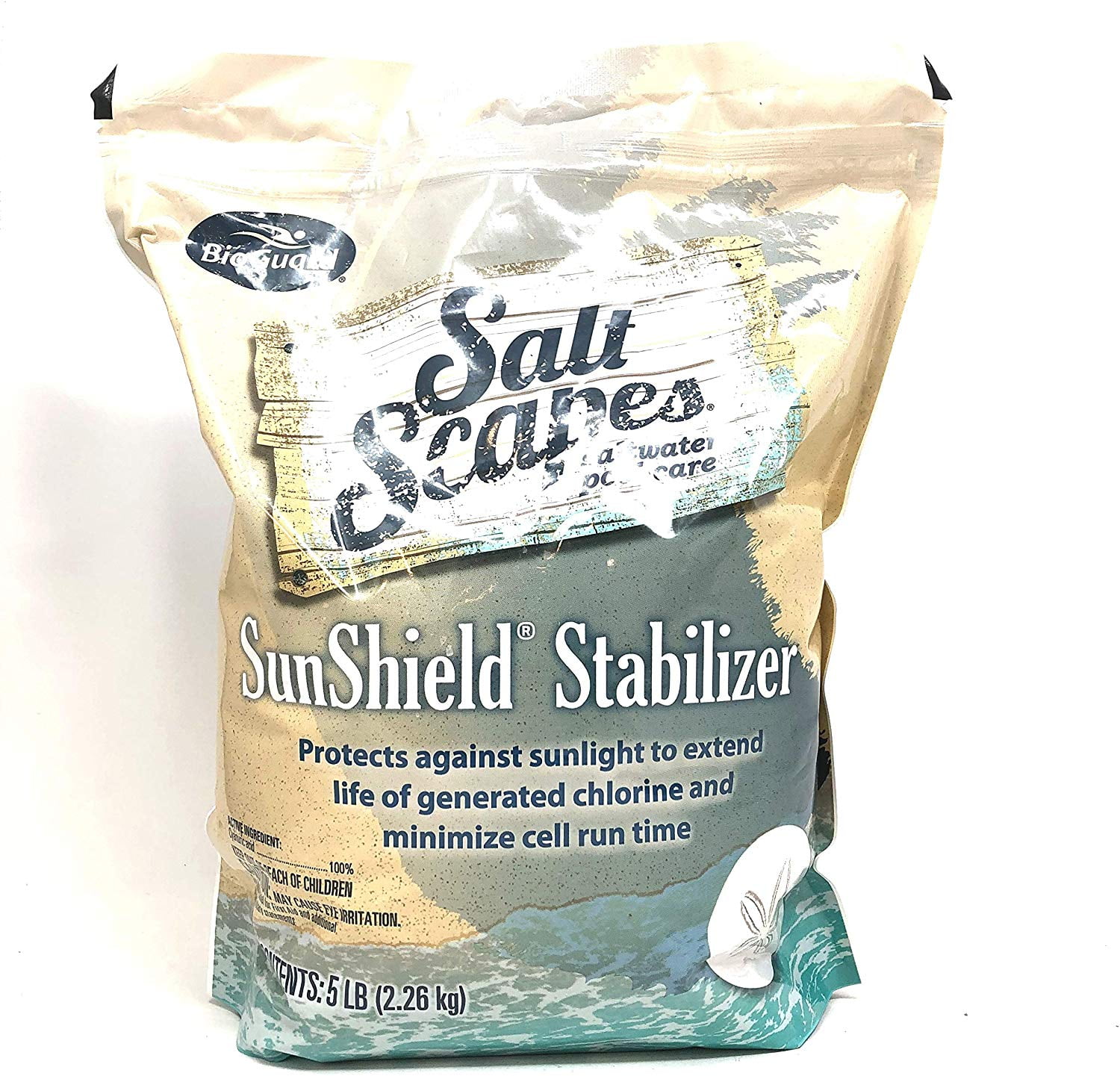 BioLab SaltScapes SunShield Stabilizer, 5lb Pool Chlorine Protector for ...