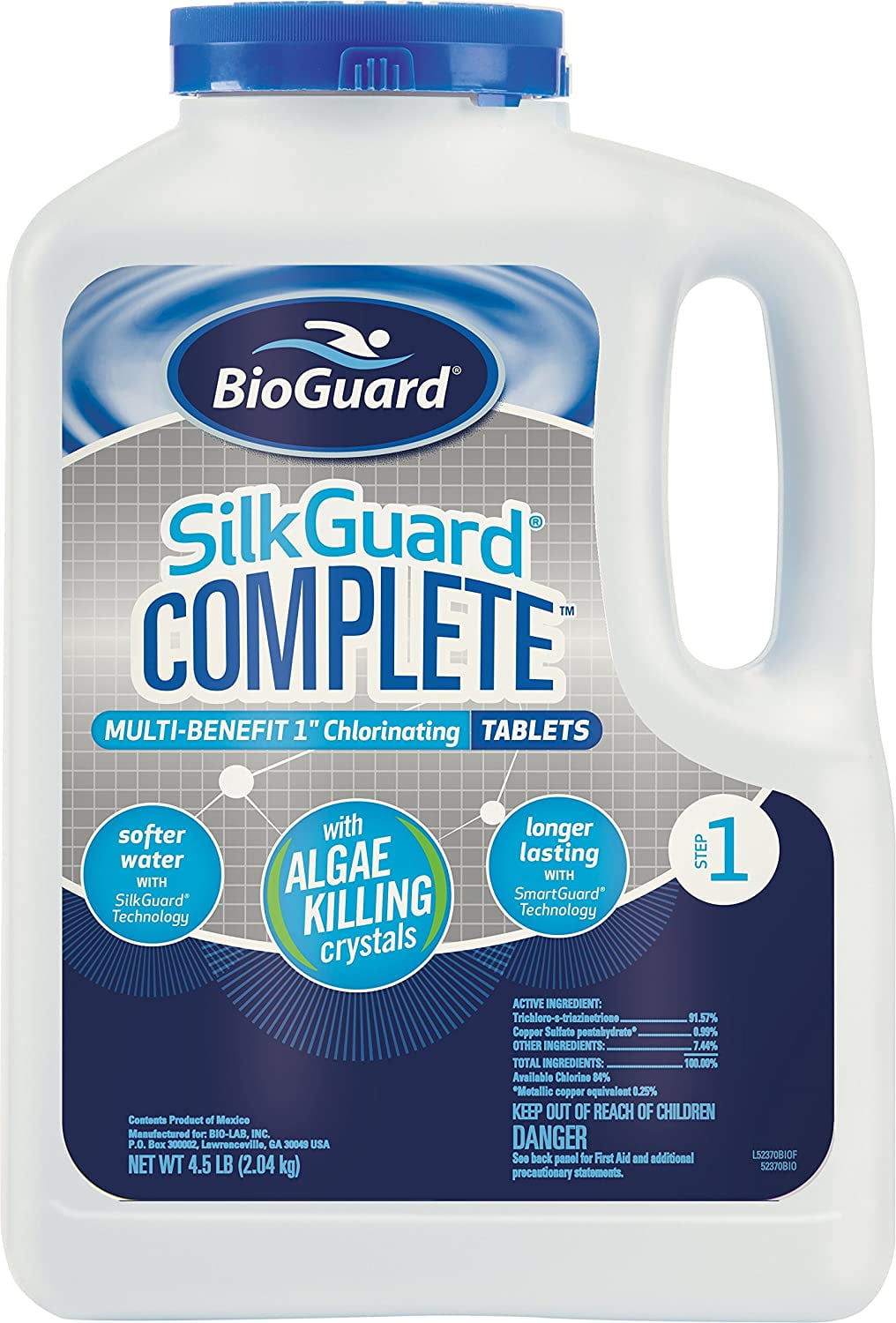 BioGuard, Chlorinating Tablets, 4.5 lb, Complete 1 Inch - Walmart.com