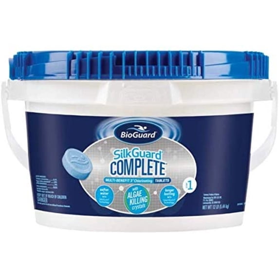 BioGuard SilkGuard Complete Chlorine Pool Chemicals, 12 lbs