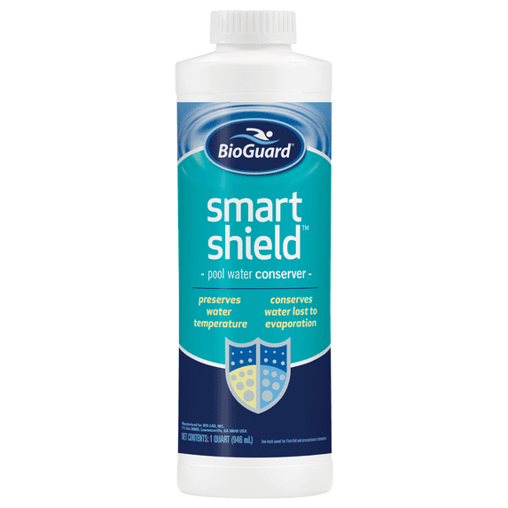 BioGuard Smart Shield, 1 Quart, Ultimate Pool Water Conserver for Long-Lasting Results, Conserves Water Lost to Evaporation