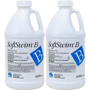 BioGuard SoftSwim B Chlorine Free Pool Chemicals, 1 Gal, (2 Pack)