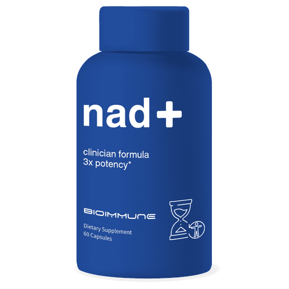 BioImmune NAD Supplement w/Patent RiboYOUNG™. Nicotinamide Riboside, Quercetin, Resveratrol. Anti Aging