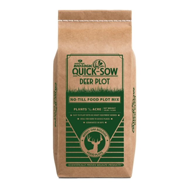 BioLogic 85520 Quick Sow Deer Plot, NoTill Food Mix 10 lb.