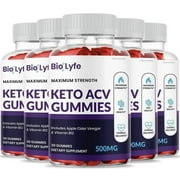 BioLyfe Keto ACV Gummies, Official Bio Lyfe Maximum Strength 5 Month Supply Apple Cider Vinegar  (5 Pack)