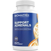 BioMatrix Adrenal Fatigue Supplement, Cortisol Support - Energy, BHRT - 120 Vegetarian Caps