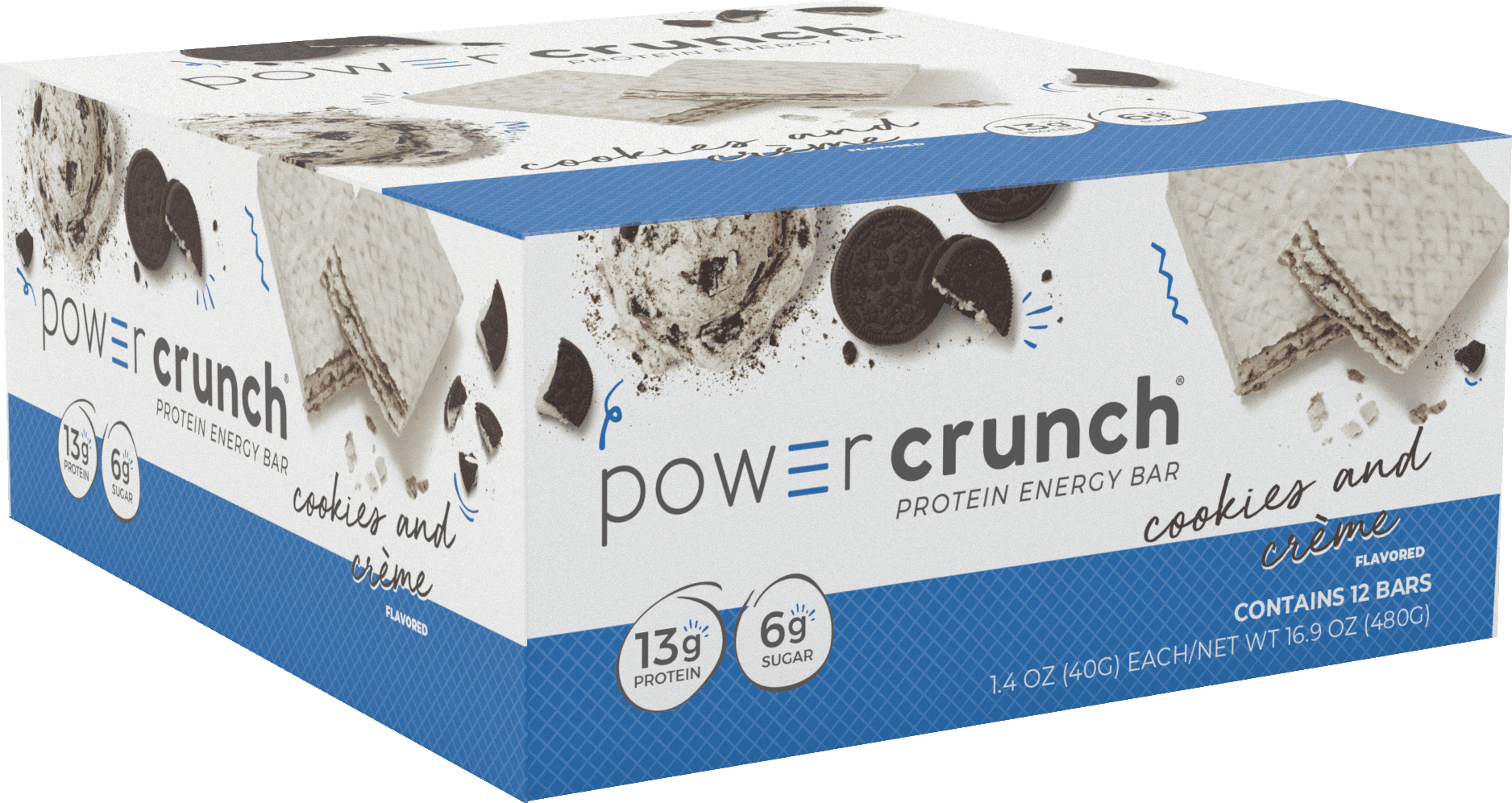 Power Crunch Original Cookies & Crme 12 count 1.4 oz bars