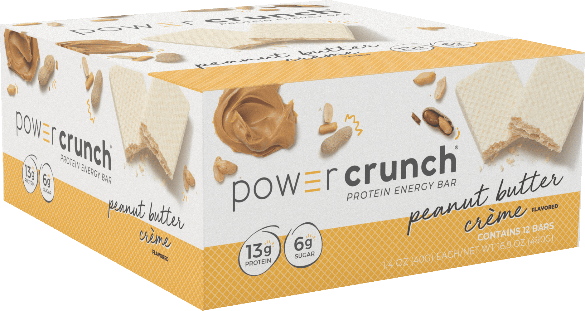 Power Crunch Original Peanut Butter Crme 12 count 1.4 oz bars