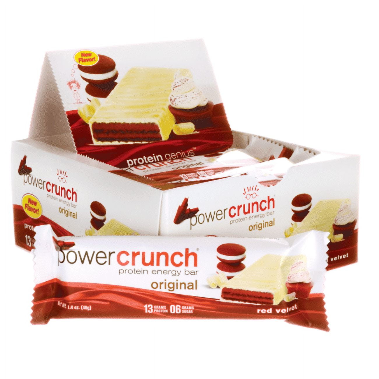 BioNutritional Research Group Power Crunch Protein Energy Bar - Red Velvet