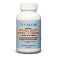 thumbnail image 1 of BioOptimal Organic Turmeric Capsules, Turmeric Curcumin Supplement for Immune Support, 60 Pills, 1 of 7