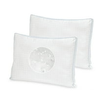 BioPEDIC Gel Fusion Pillows-Jumbo, White (Pack Of 2), Gel Fusion Technology, Gel-Infused Fibers, Hypoallergenic, Sensorgel Infused, Gel Fusion Technology, Certipur-Us Certified, Jumbo, 26.5"L X 18.5"W