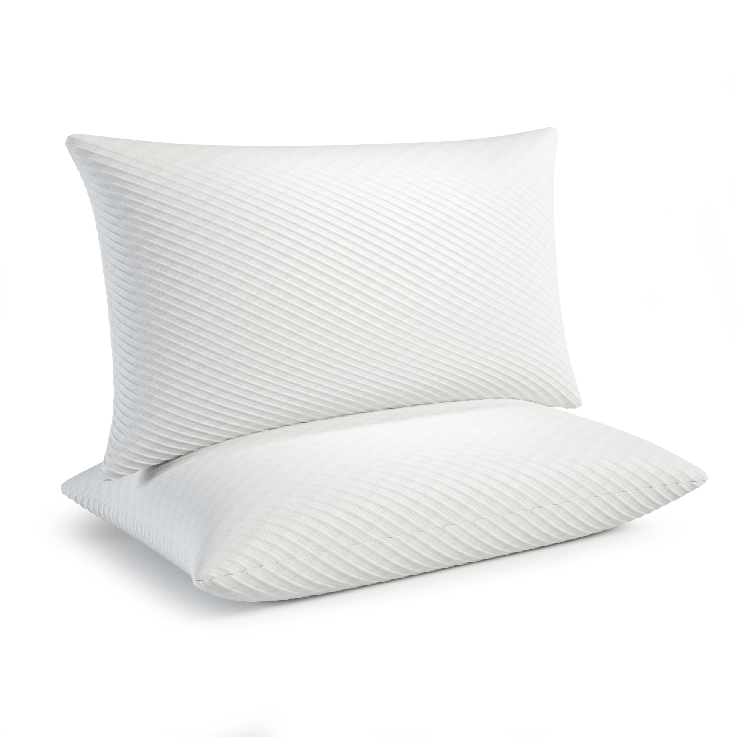 King Size White Memory Foam Hypoallergenic Pillow Set