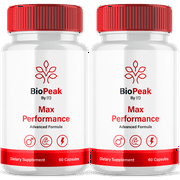 BioPeak for Men Advanced Formula Male Wellness Supplement Pills Bio Peak 120 Capsules