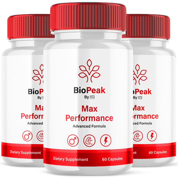 BioPeak for Men Advanced Formula Male Wellness Supplement Pills Bio Peak 180 Capsules