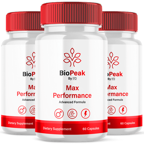 BioPeak for Men Advanced Formula Male Wellness Supplement Pills Bio Peak 180 Capsules