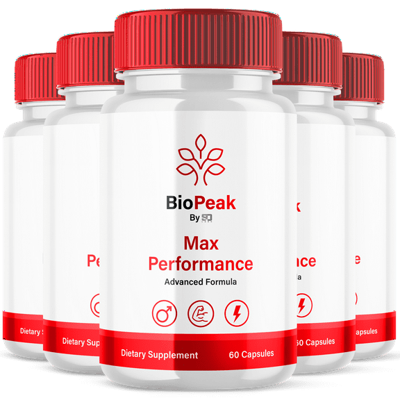 BioPeak for Men Advanced Formula Male Wellness Supplement Pills Bio Peak 300 Capsules