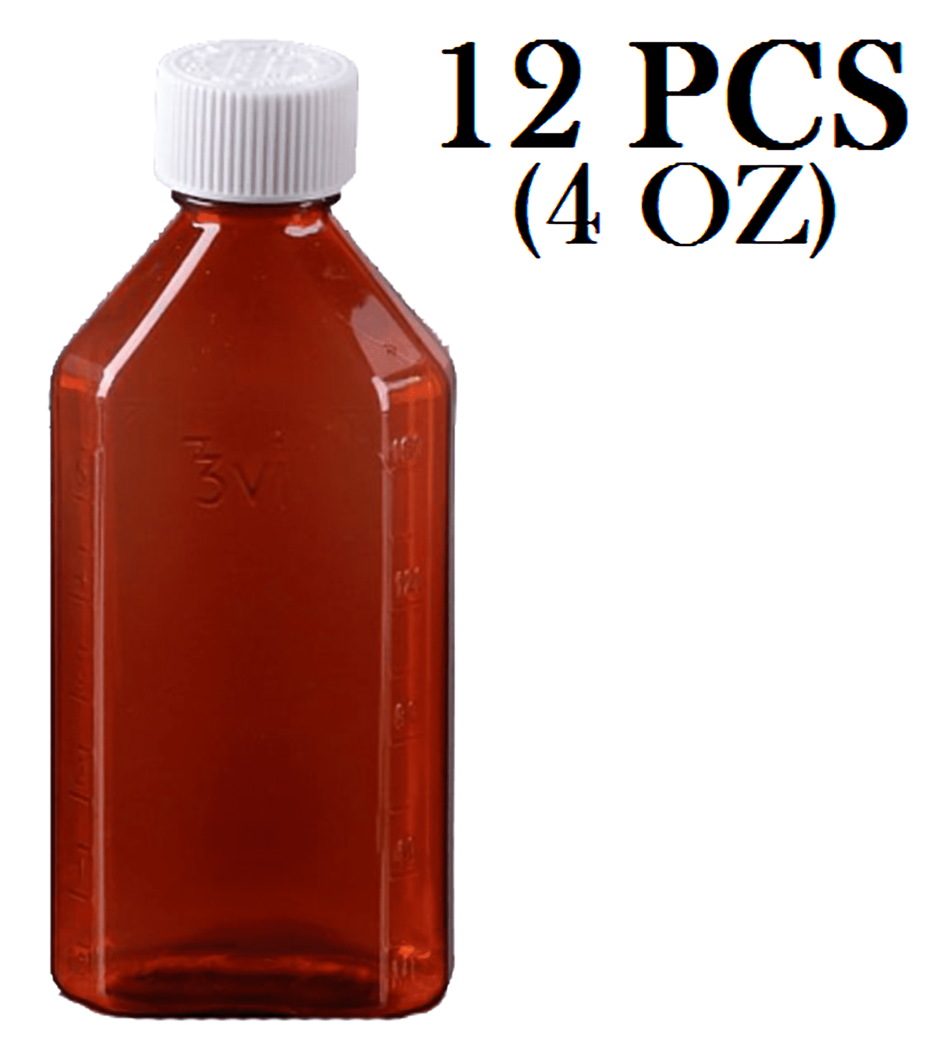 BioRx Sponix Oval Plastic Bottles - 4oz, Amber, CR caps - 12 pcs ...