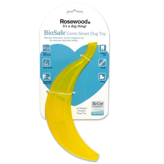 BioSafe Banana (germ smart dog toy)