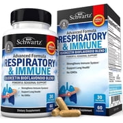 BioSchwartz Immune Support Respiratory Supplement with Quercetin and Vitamin C, 60 Capsules