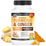BioSchwartz Turmeric Curcumin 2000mg with Ginger and Black Pepper, Joint Health & Immune Support, 160 Count
