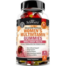 BioSchwartz Women's Multivitamin Gummies | Immune Support Supplement | Mixed Berry Flavor, 60ct