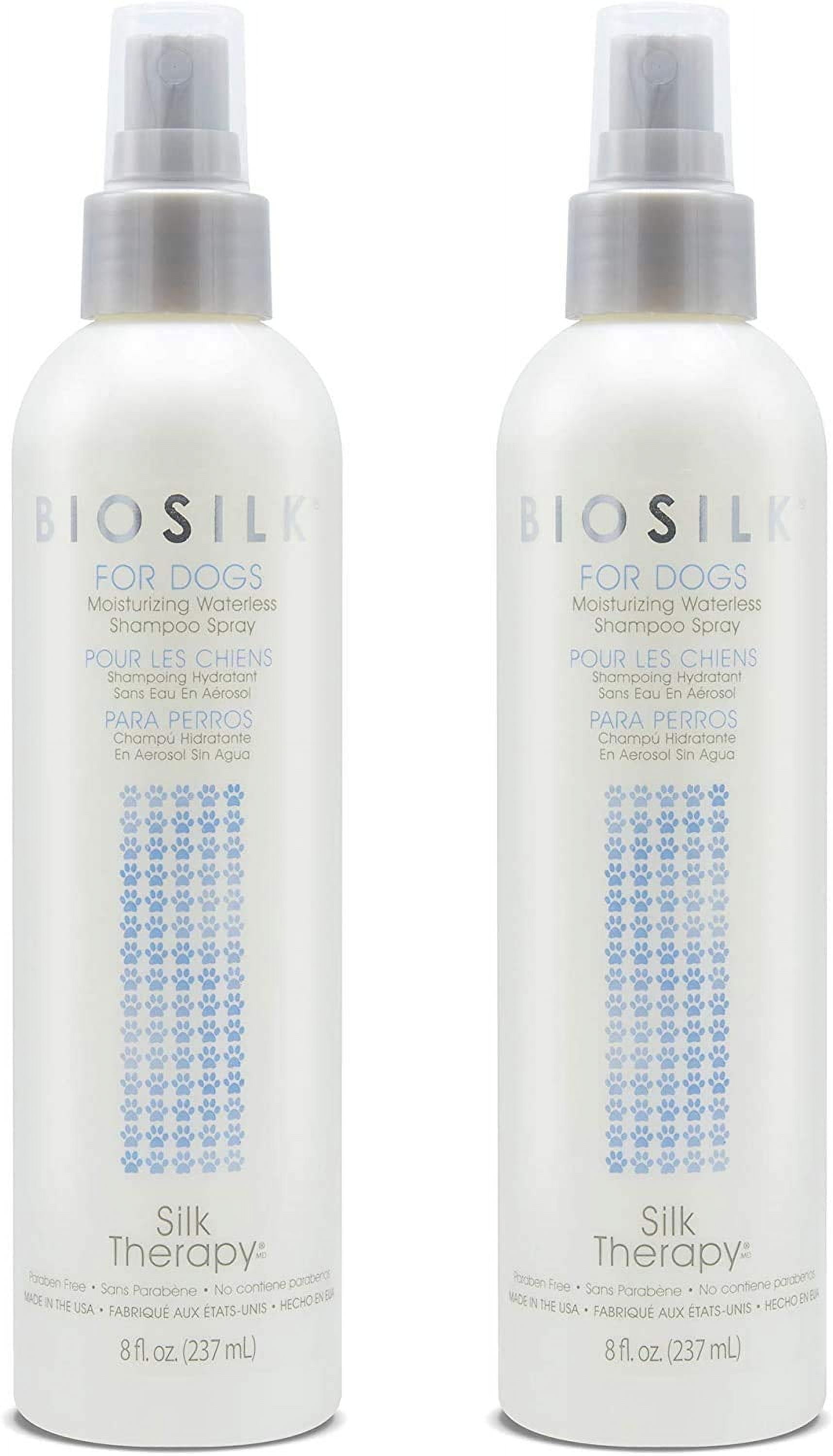 BioSilk for Dogs Silk Therapy HYZ01 Deep Moisture Waterless Shampoo