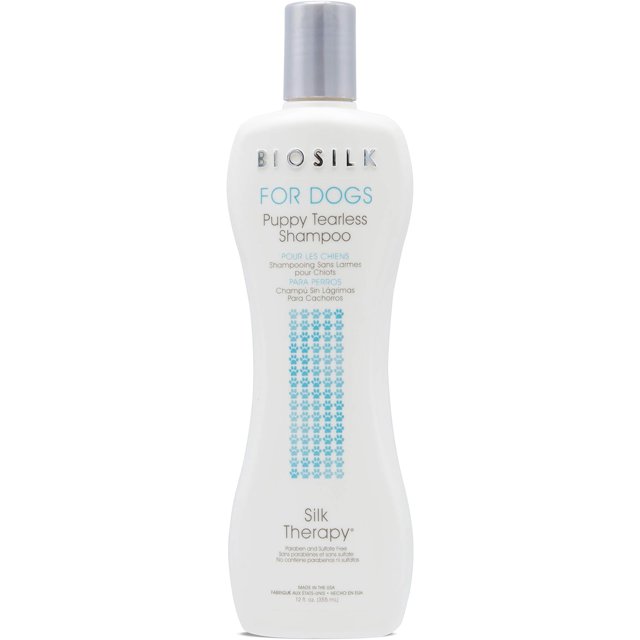 BioSilk for Dogs Silk Therapy Puppy Tearless Shampoo for Dogs Best