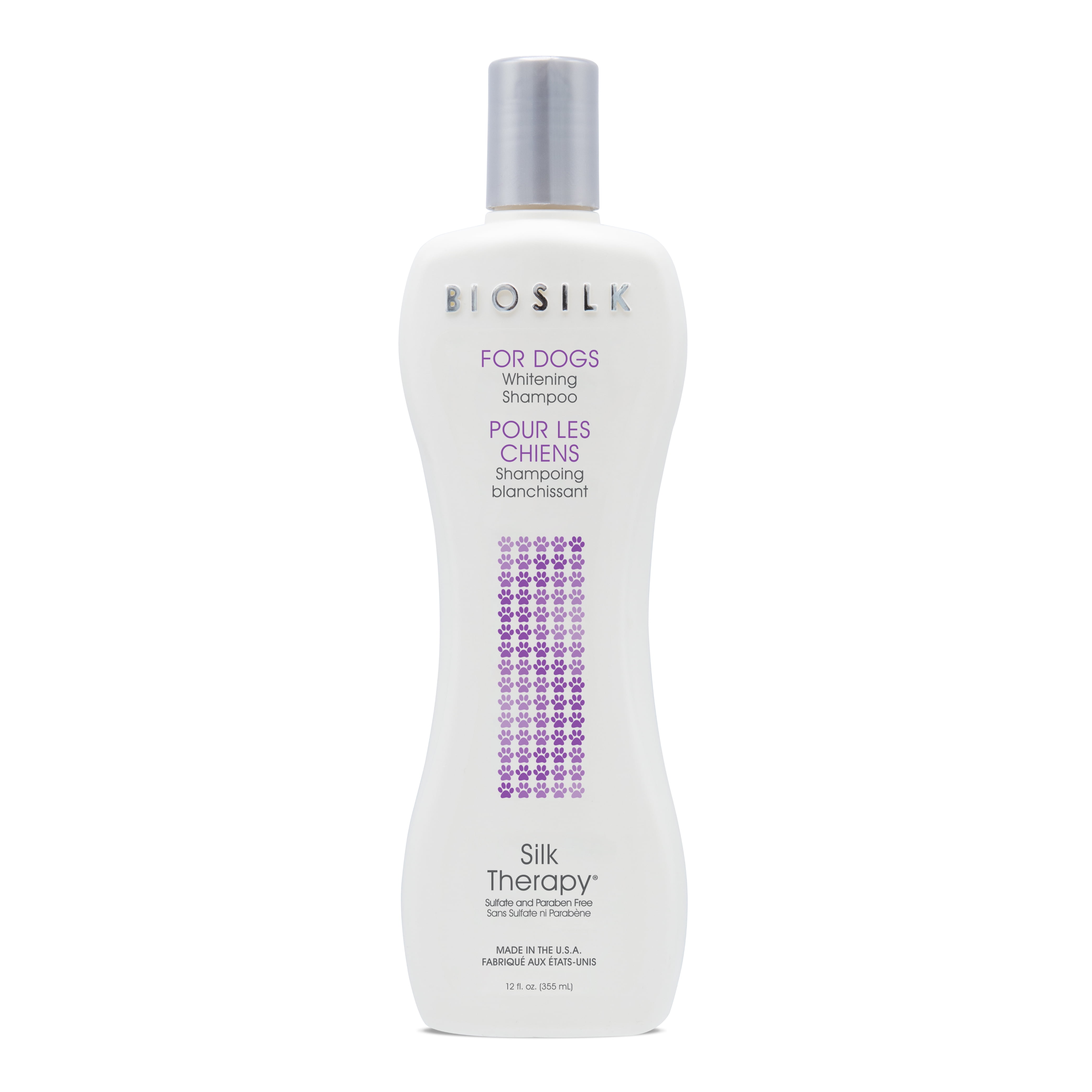 BioSilk For Dogs Silk Therapy Whitening Shampoo Fresh Scent 12 oz.