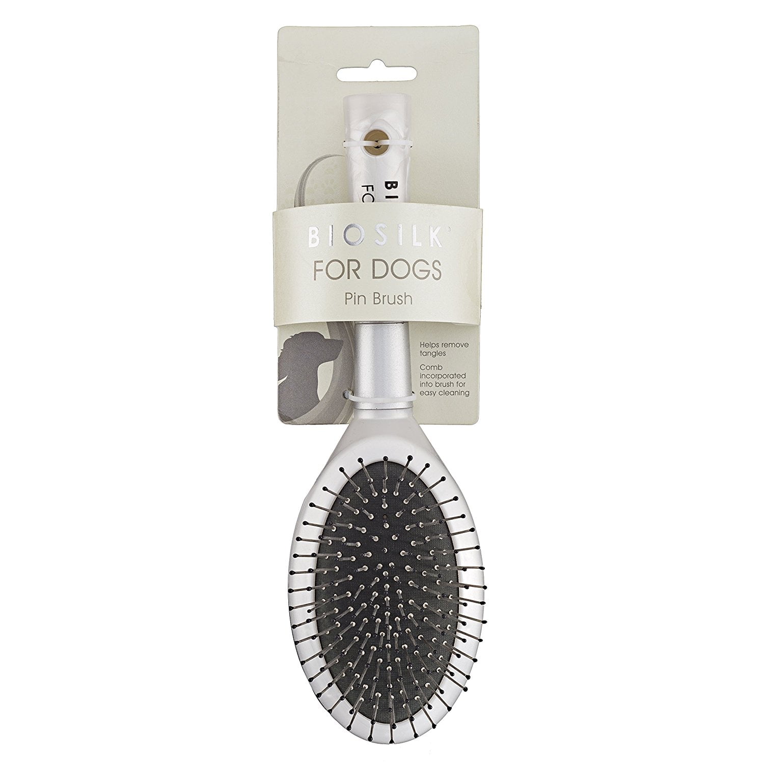 BioSilk Pin Dog Brush, Grooming Tools for Pets
