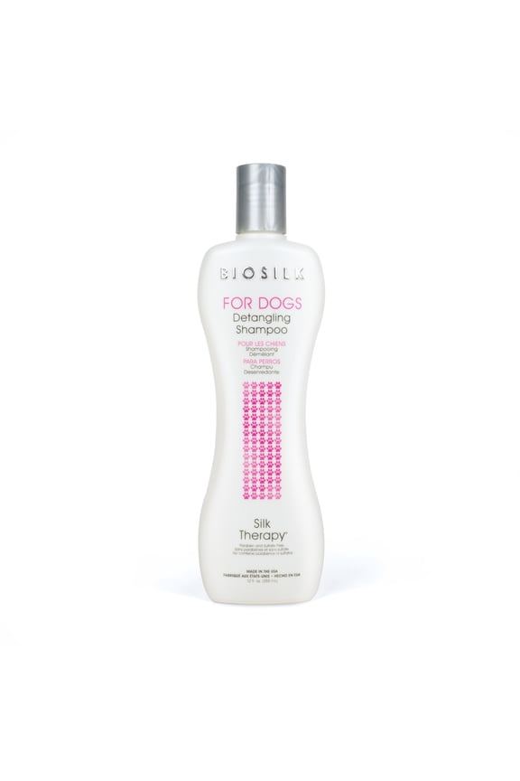 Silk Therapy Detangling Dog Shampoo, Sulfate & Paraben Free, 12 oz