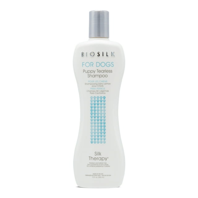 BioSilk Therapy for Dogs Puppy Tearless Shampoo, 12 Ounces
