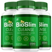 BioSlim Cleanse Capsules   Bio Slim Digestive Support, Gut Wellness, 3 Pack, 180 Capsules