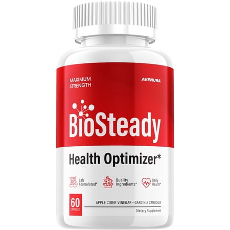 BioSteady Capsules – Bio Steady Natural Blend Glycogen Formula for Health Support, 1 Pack, 60 Capsules