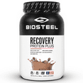 thumbnail image 1 of BioSteel Recovery Protein Plus Powder, Grass-Fed and Non-GMO Formula, Chocolate, 27 Servings, 1 of 5