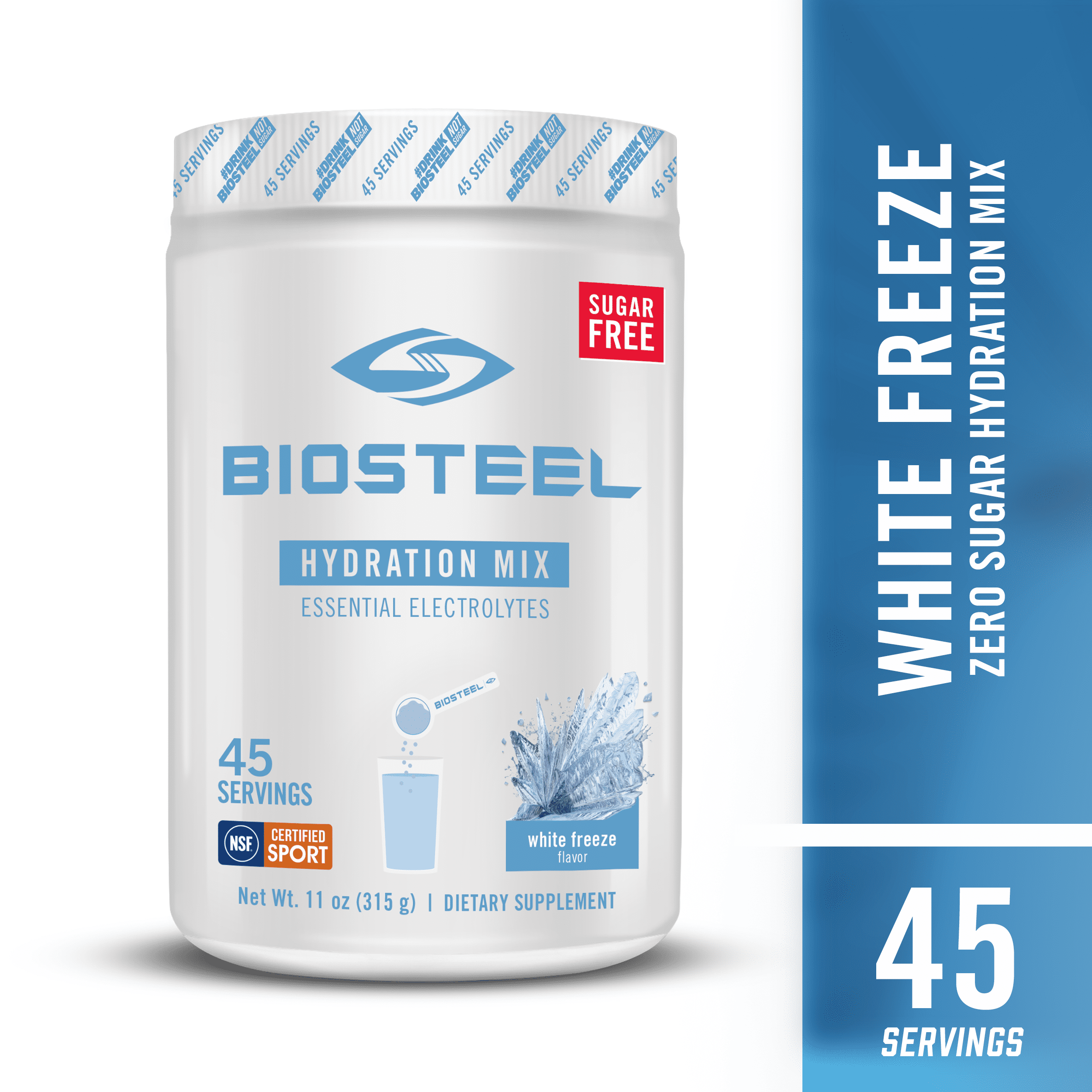 BioSteel Zero Sugar Hydration Mix, Great Tasting Hydration with 5 Essential  Electrolytes, Rainbow Twist Flavor, 45 Servings per Tub 