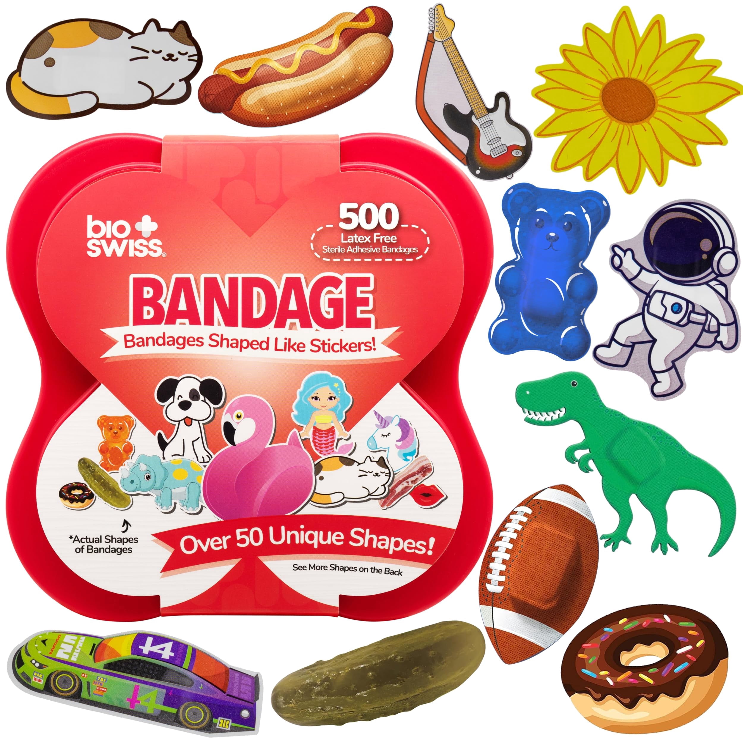 BioSwiss Assorted Bandages, 500 Count