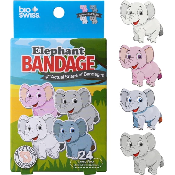 BioSwiss Elephant Bandages, 24 Count