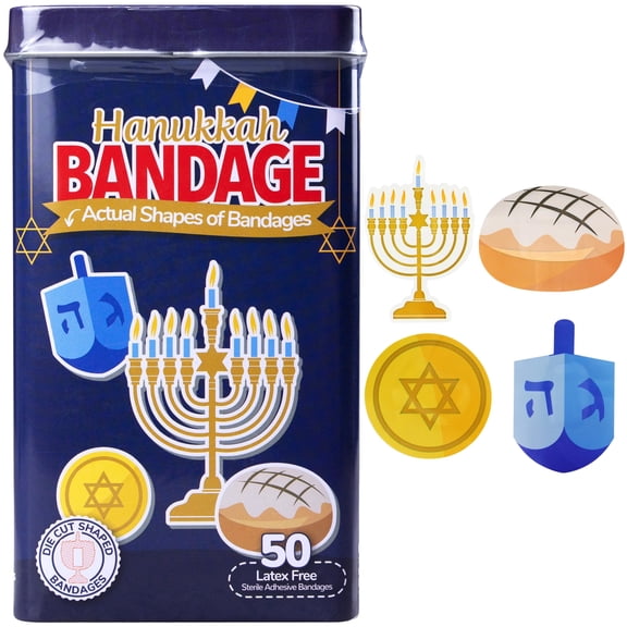 BioSwiss Hanukkah Bandages, 50 Count