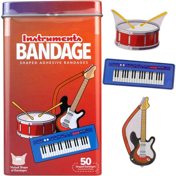 BioSwiss Musical Instrument Bandages, 50 Count