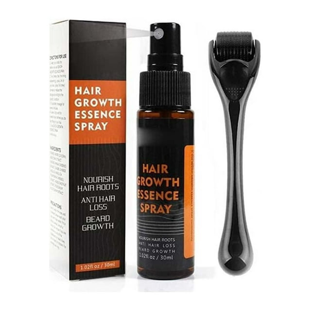 Advanced Regrowth Treatment Kit, Hair Regrowth Roller Set, 30ml Ginger