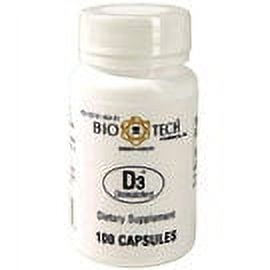 BioTech Pharmacal D3 - 1,000 IU - 100 Capsules
