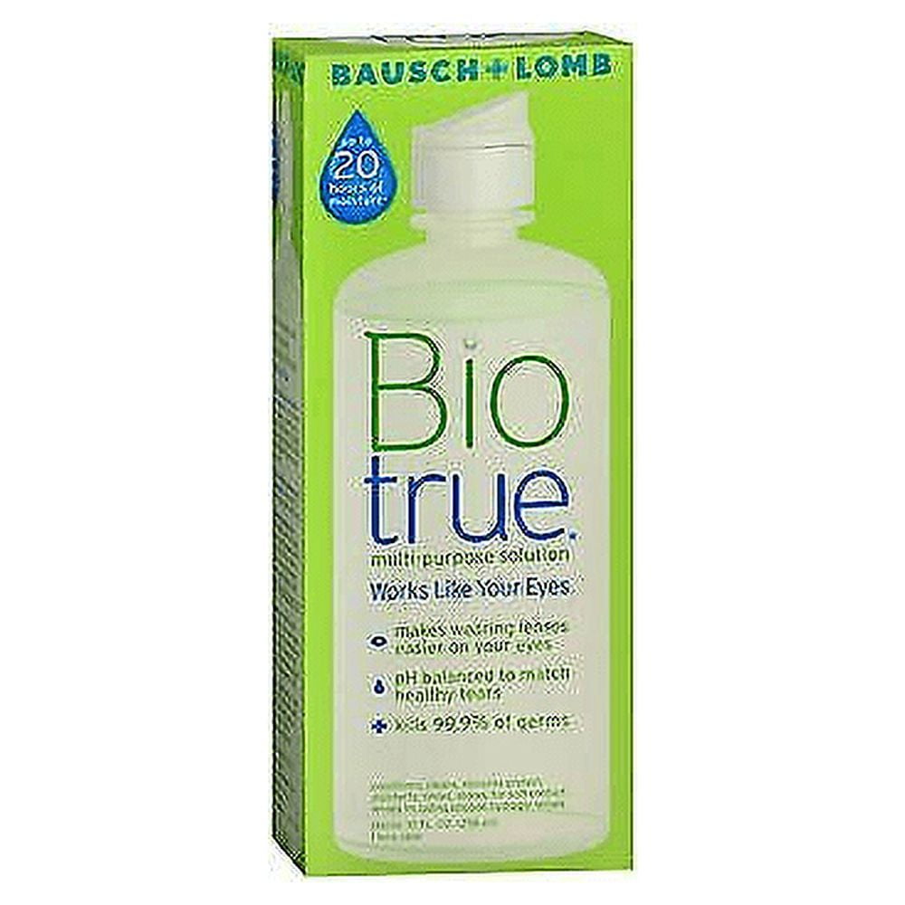 BioTrue Contact Lens Solution for Soft Contact Lenses, MultiPurpose 10